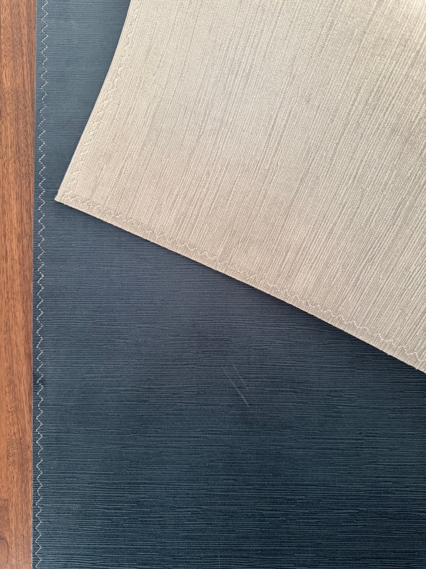 CLEARANCE Ready to Ship - 20" x 30" Ocean / Concrete Velvet Rollable Styling Mat