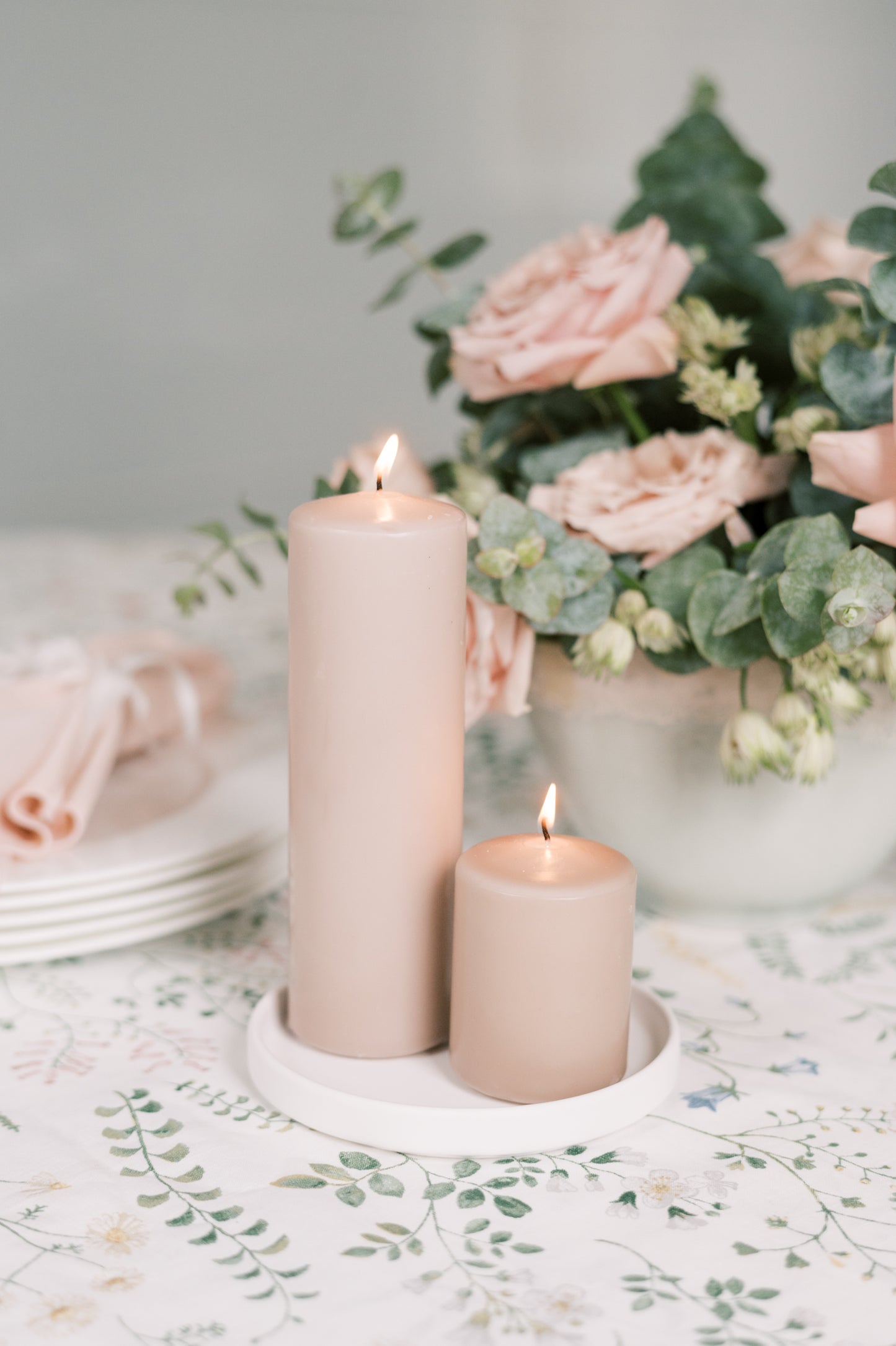 Candle Plate Catchall Dish