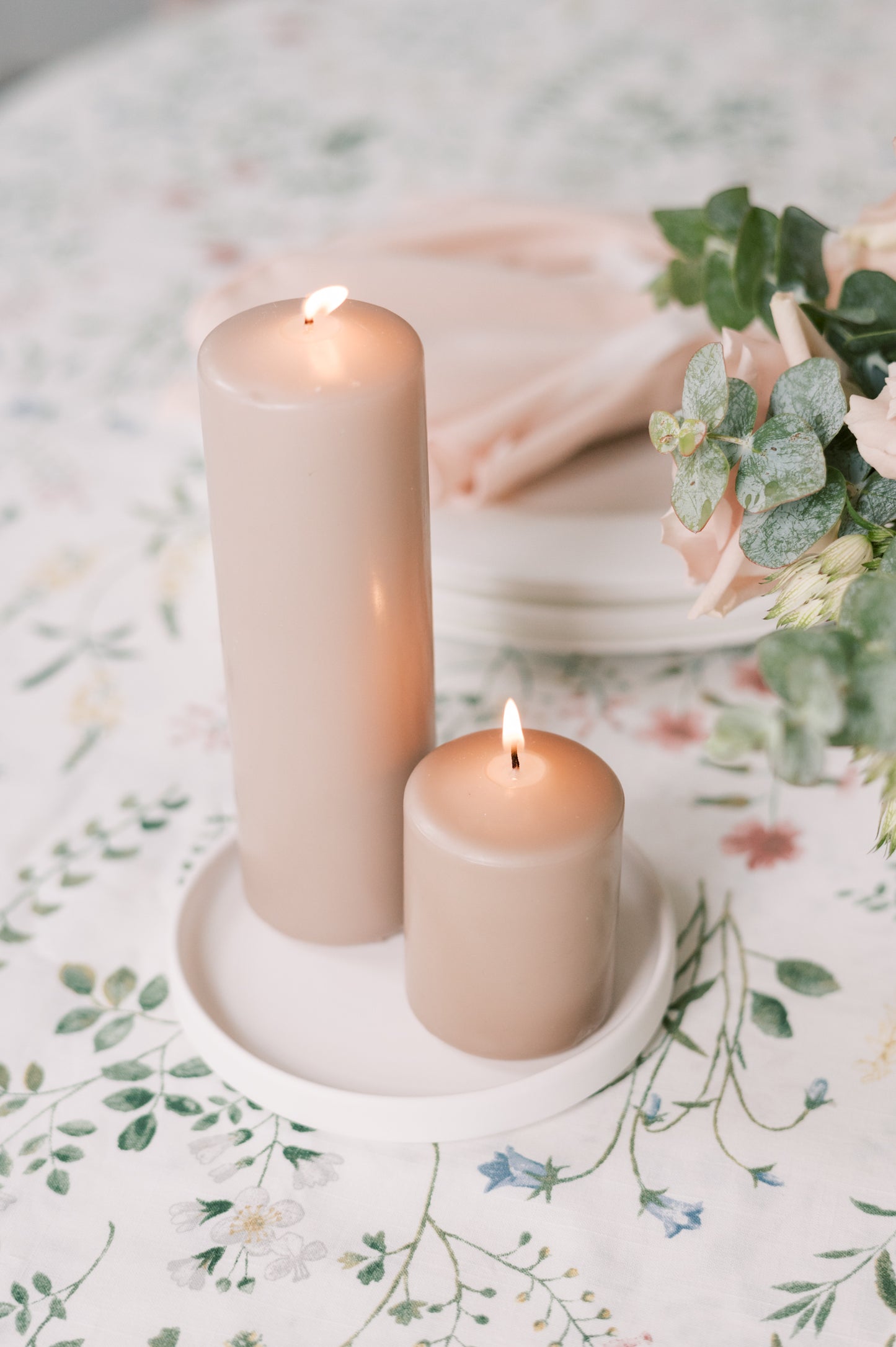 Candle Plate Catchall Dish