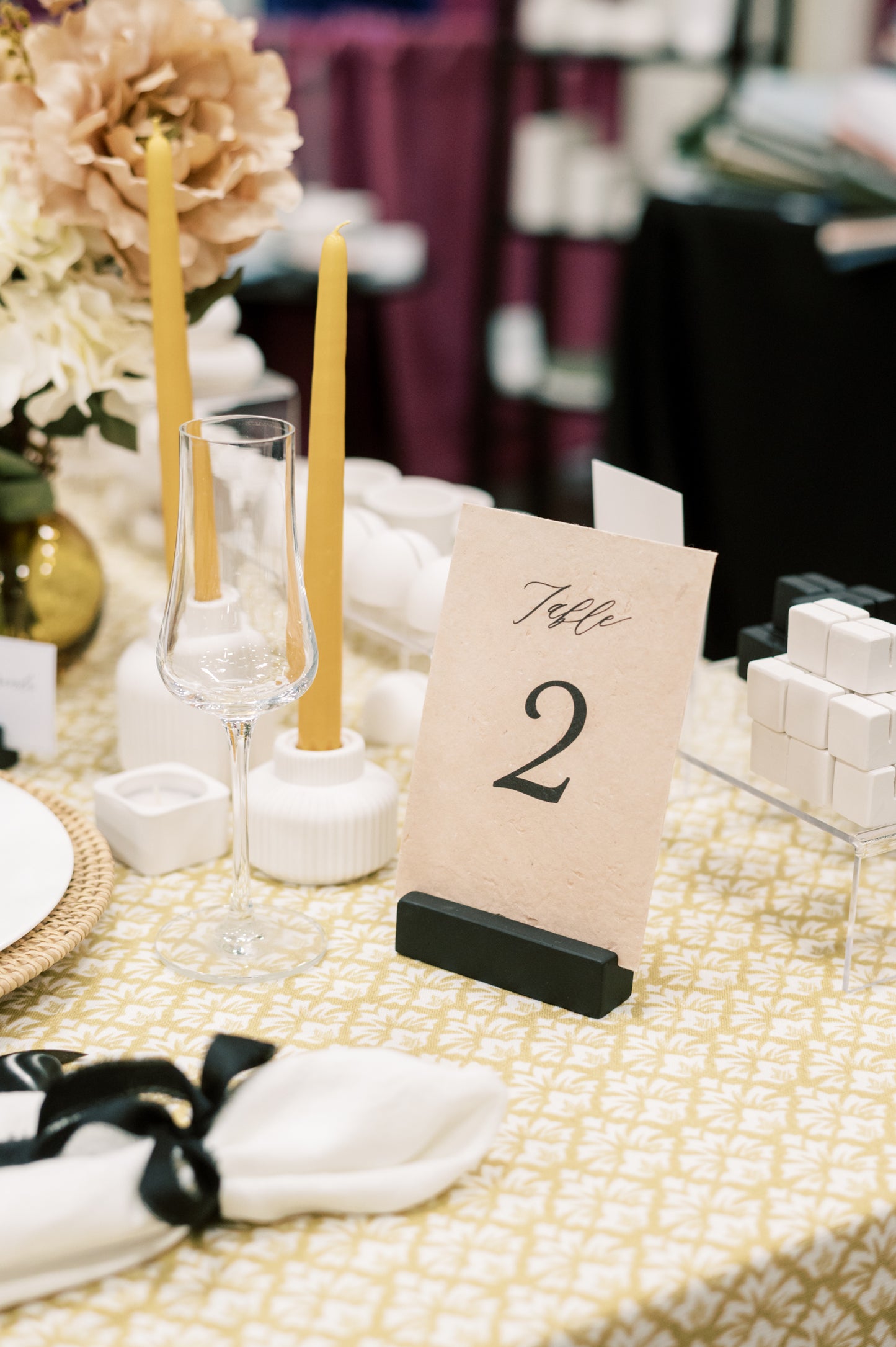 Table Number Sign Holder
