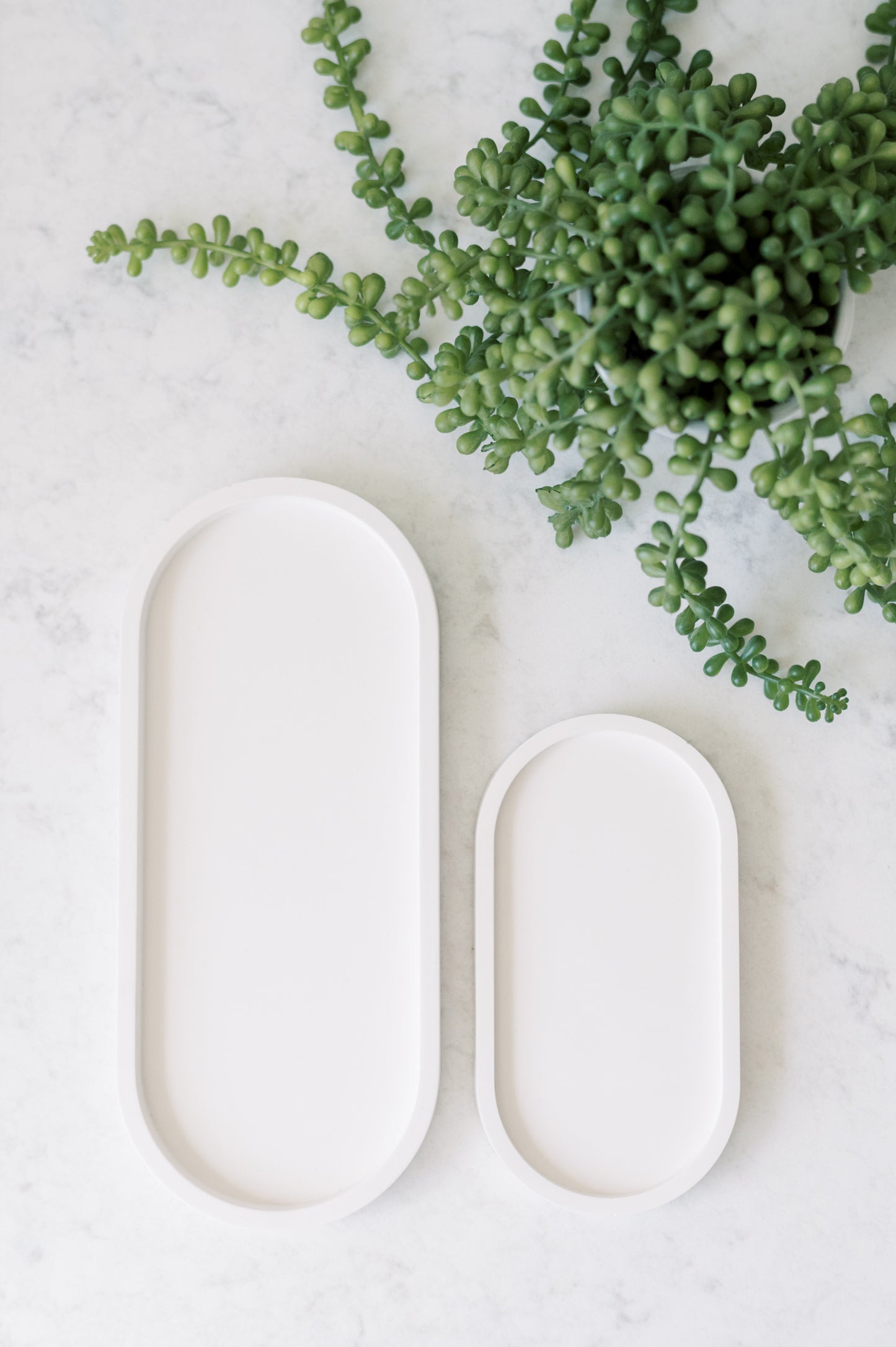 Oblong Concrete Tray