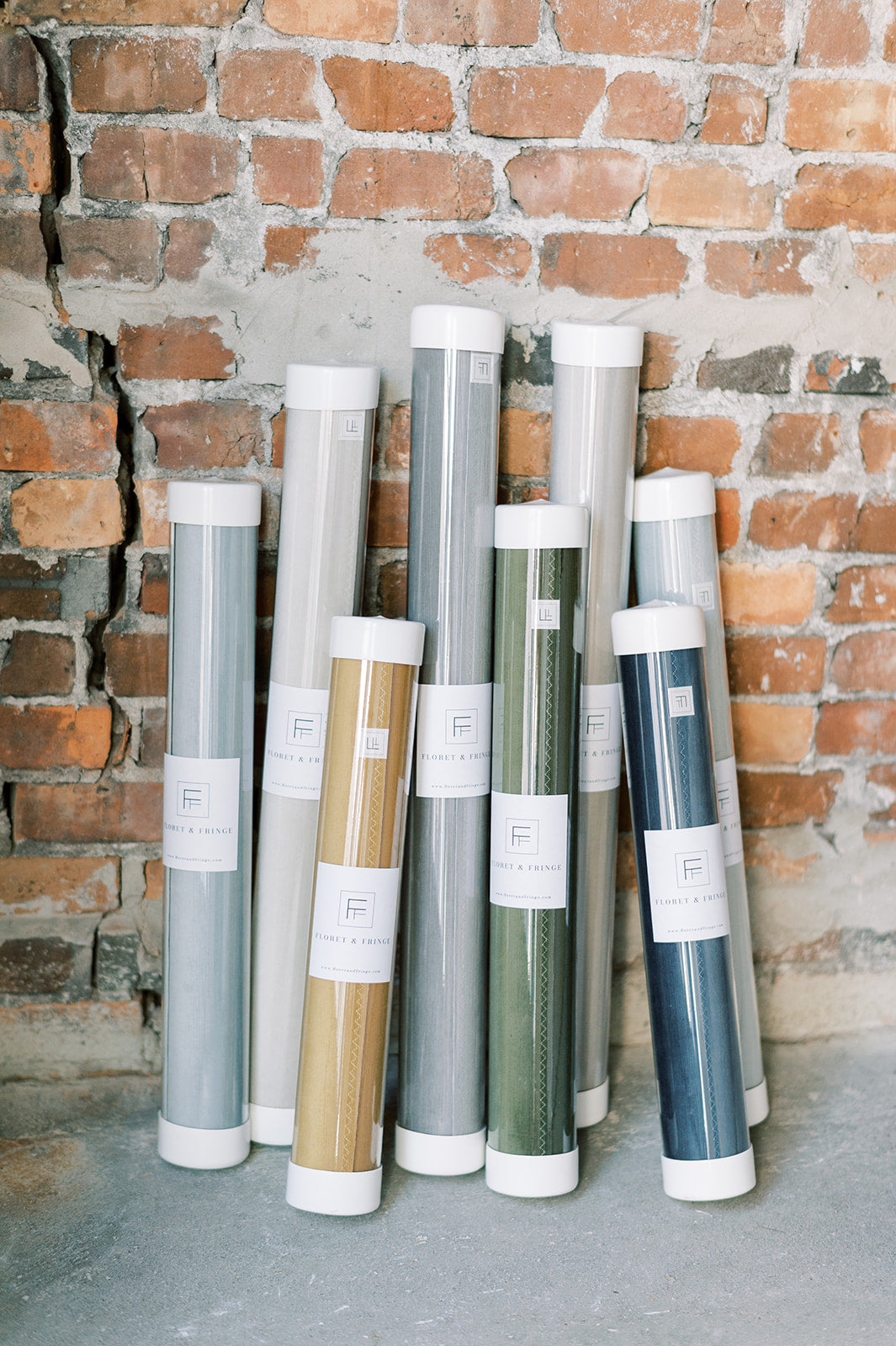 CLEARANCE Ready to Ship - 20" x 30" Ocean / Concrete Velvet Rollable Styling Mat