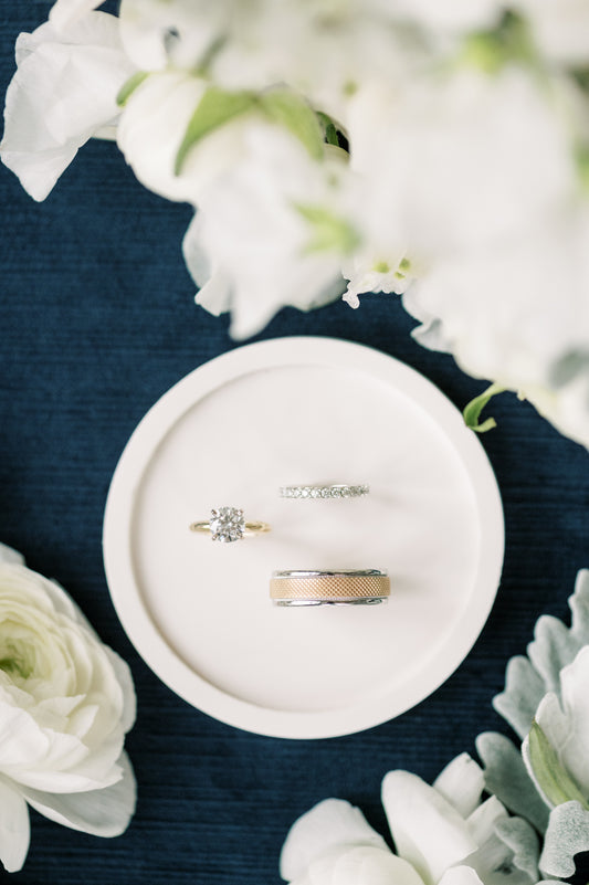 Small Round Flat Concrete Dish