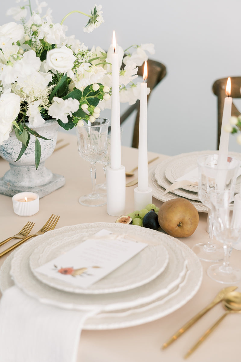 Minimalist Concrete Taper Candle Holder