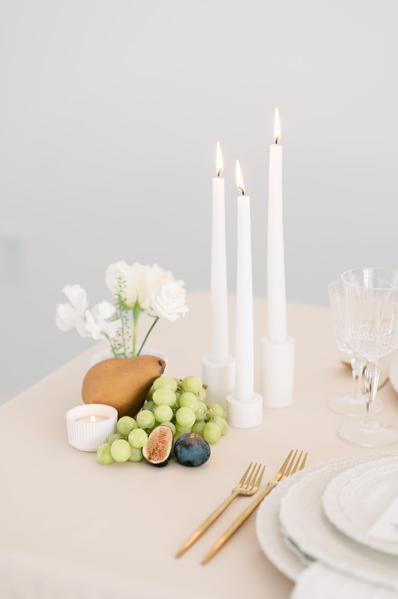 Minimalist Concrete Taper Candle Holder