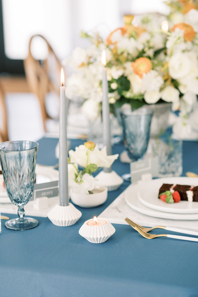 Diamond Concrete Tea Light Candle Holder