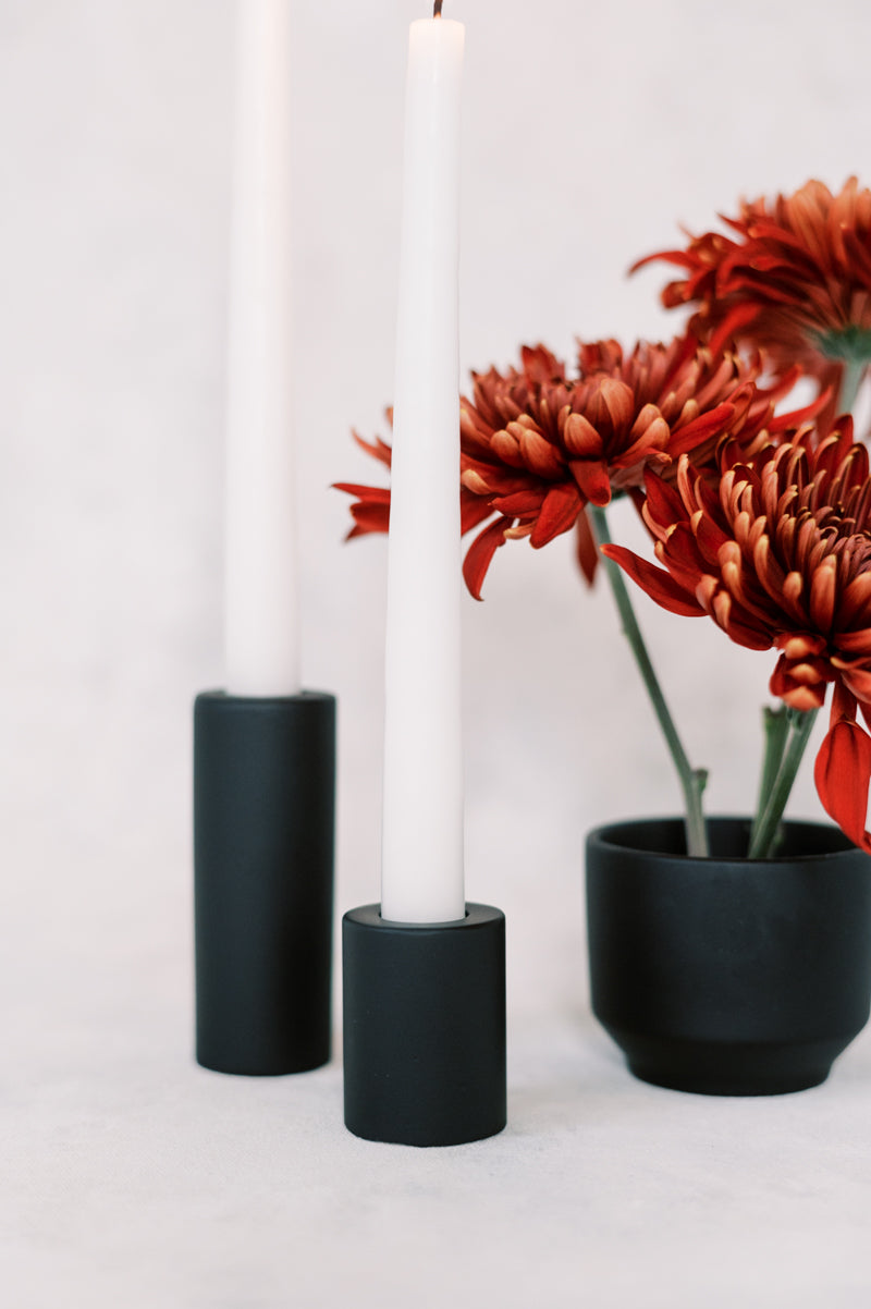 Minimalist Concrete Taper Candle Holder