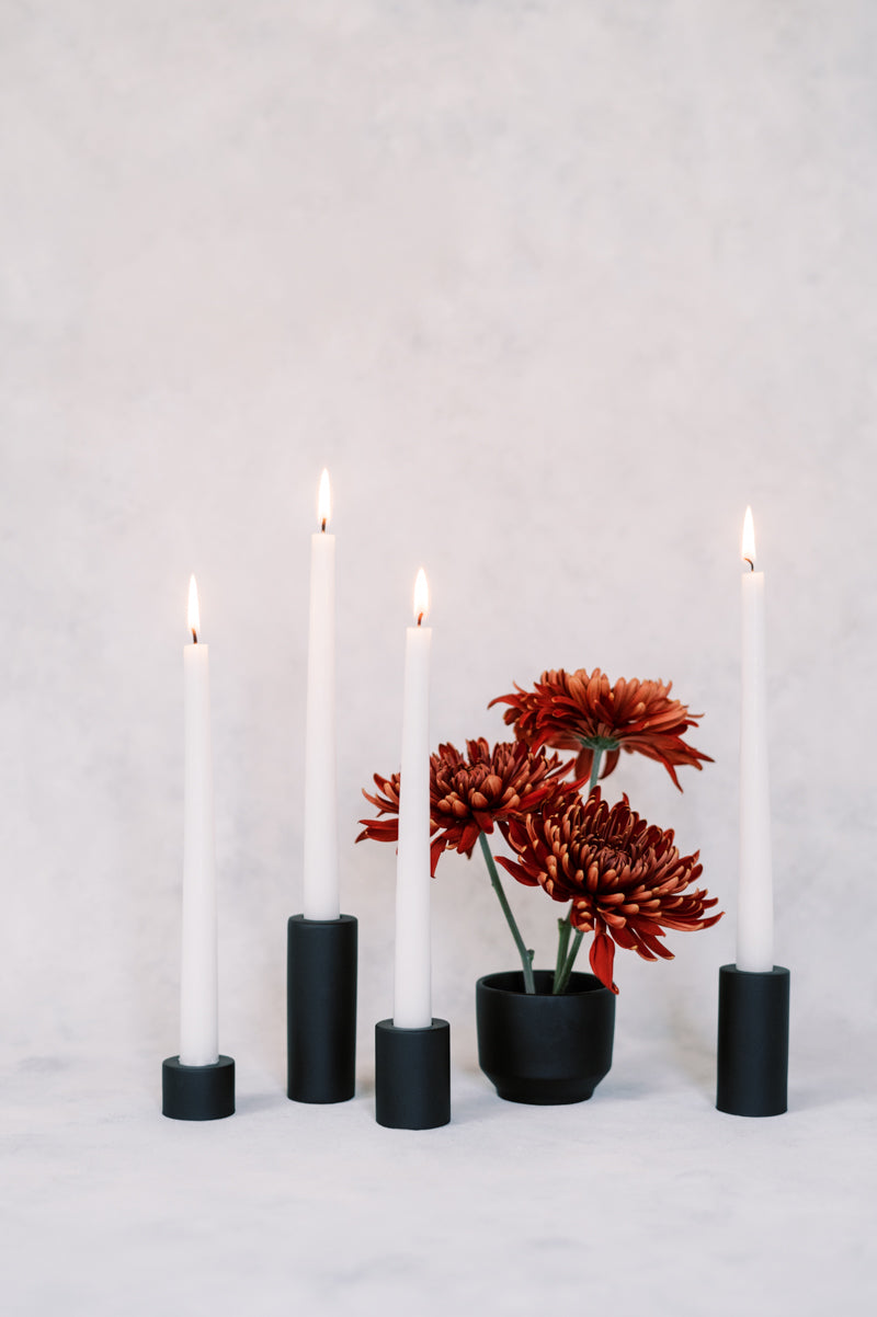 Minimalist Concrete Taper Candle Holder