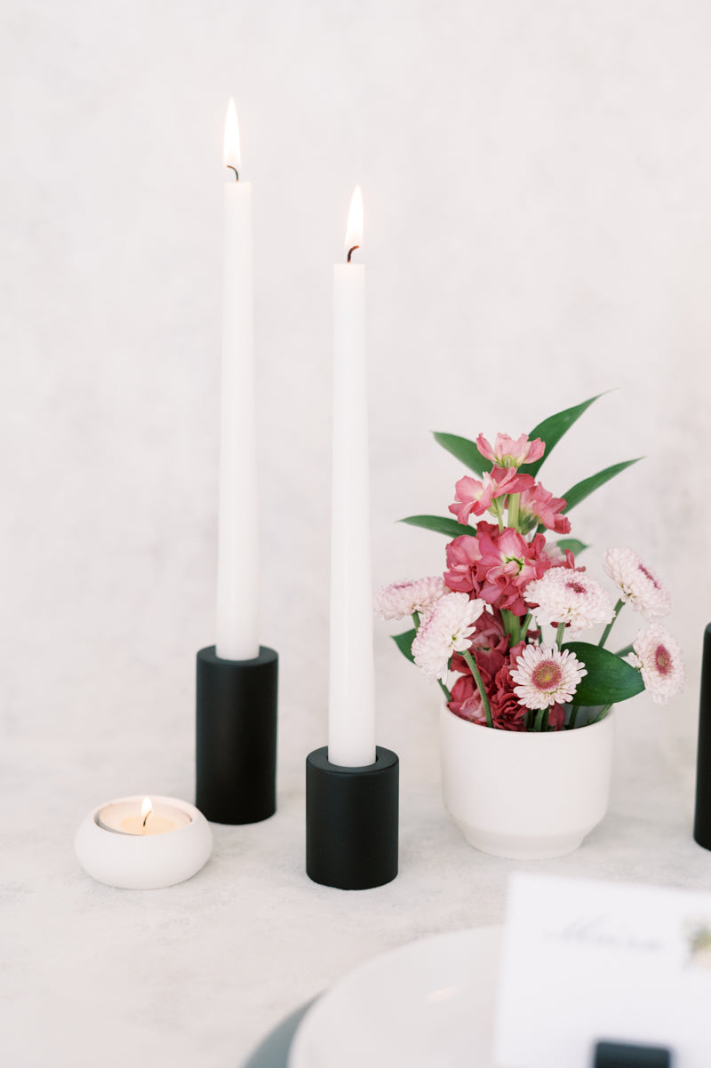 Minimalist Concrete Taper Candle Holder