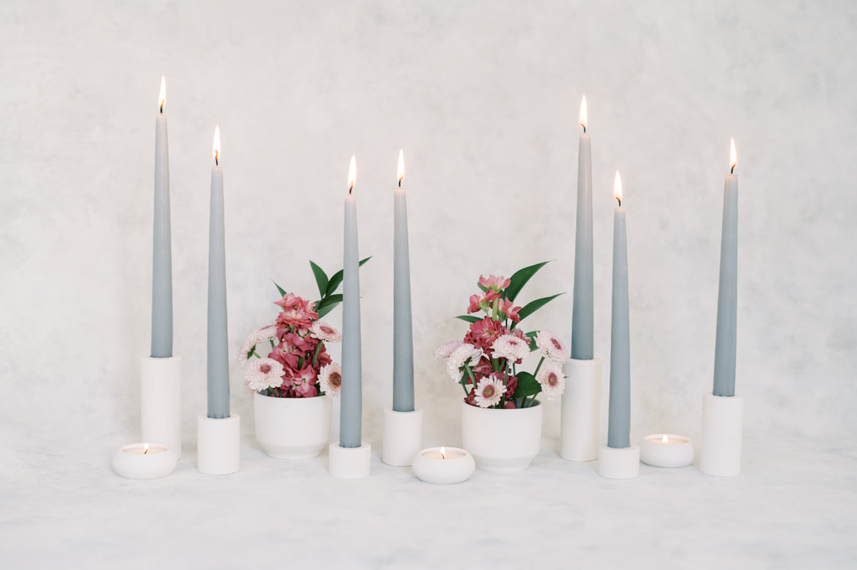 Minimalist Concrete Taper Candle Holder