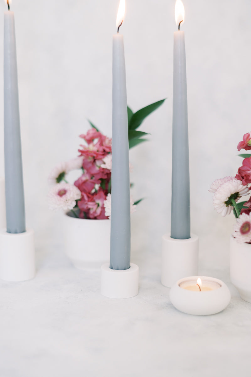 Minimalist Concrete Taper Candle Holder