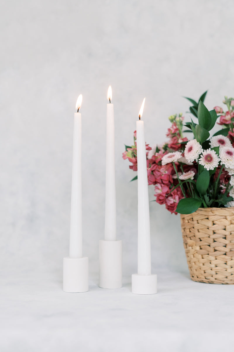Minimalist Concrete Taper Candle Holder
