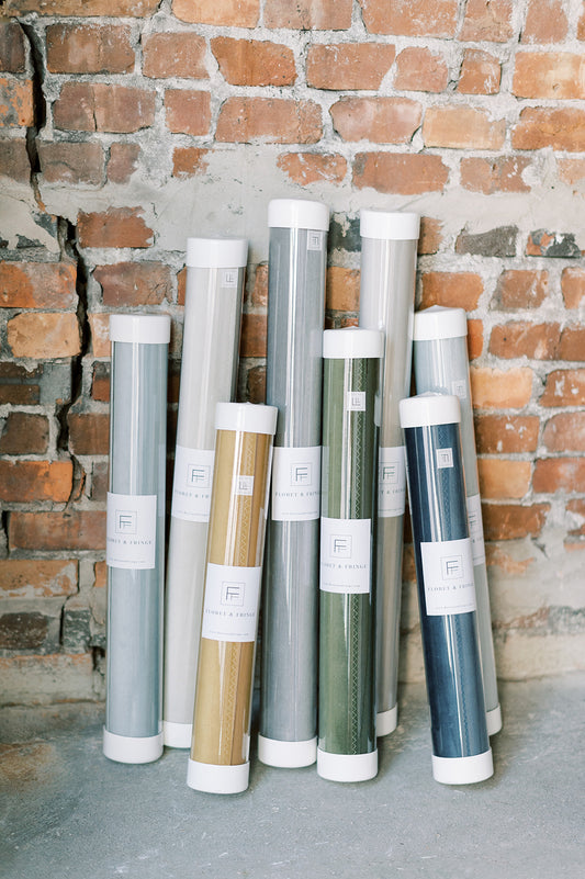 Custom 28" x 35" Cream / Ocean Velvet Rollable Styling Mat