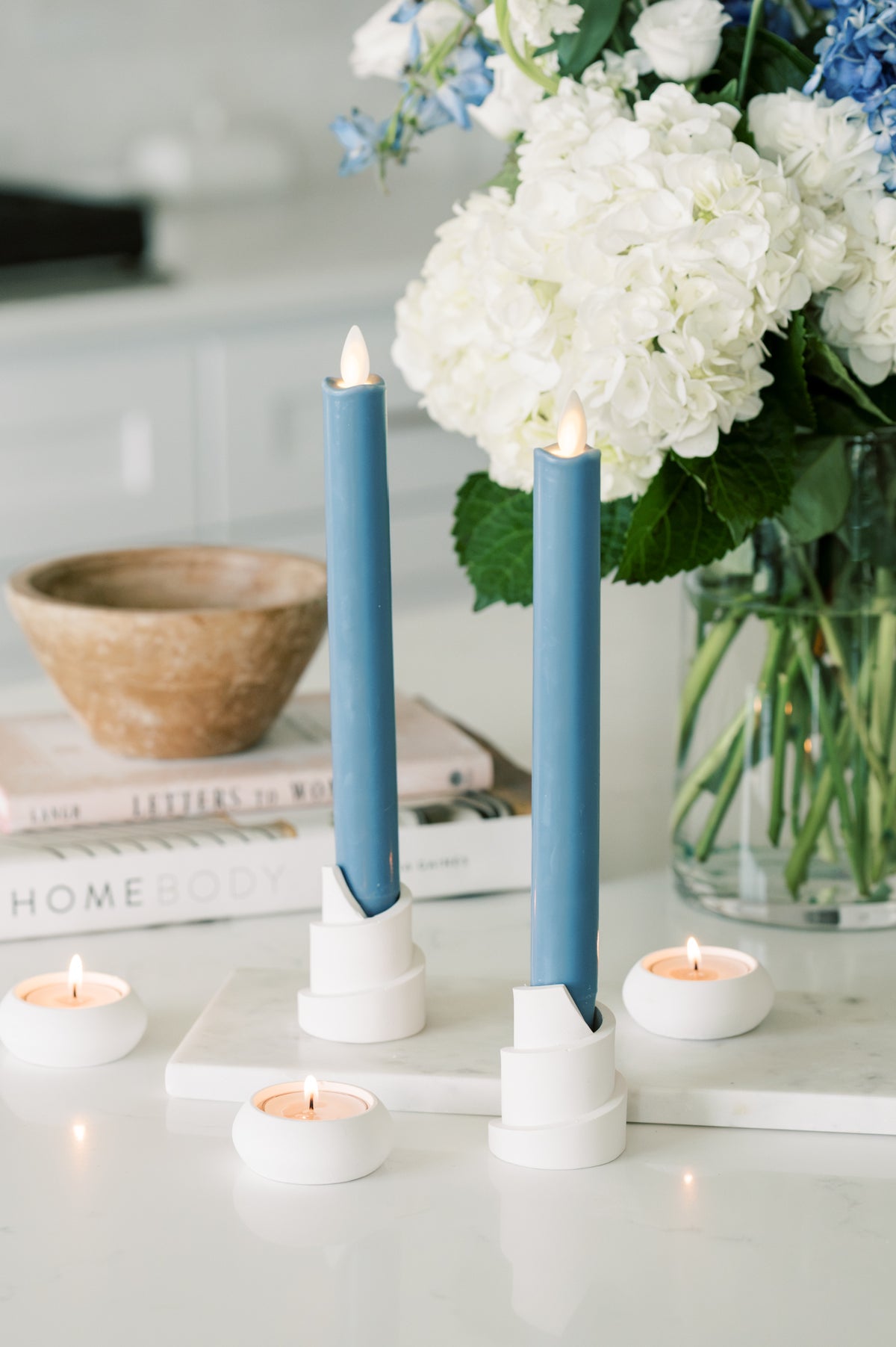 Petite Concrete Tea Light Candle Holder